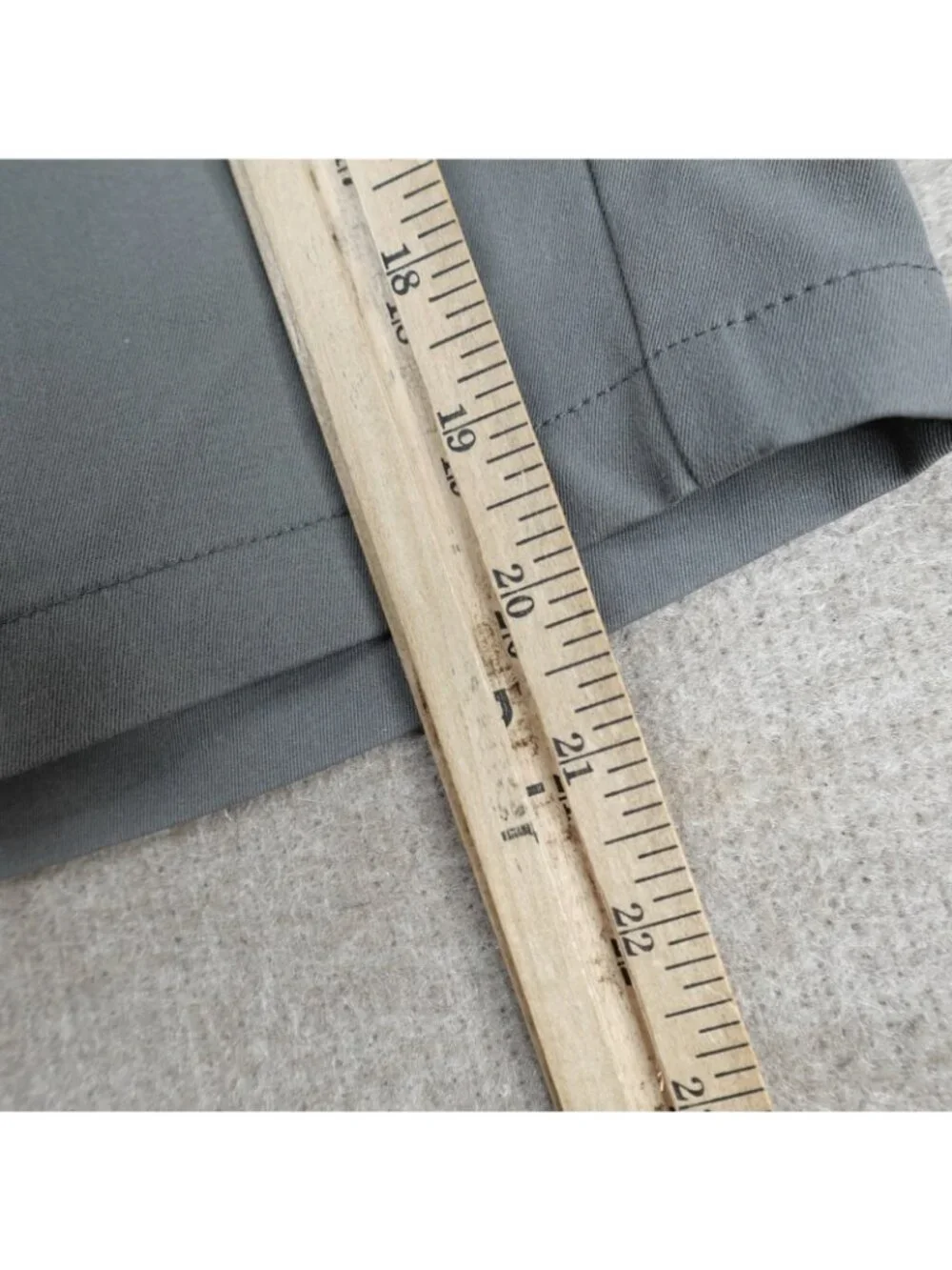 Proof Mens Shorts 34 Gray Solid 9